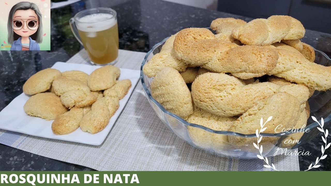 APRENDA COMO FAZER UMA DELICIOSA ROSQUINHA- BOLACHA DE NATA