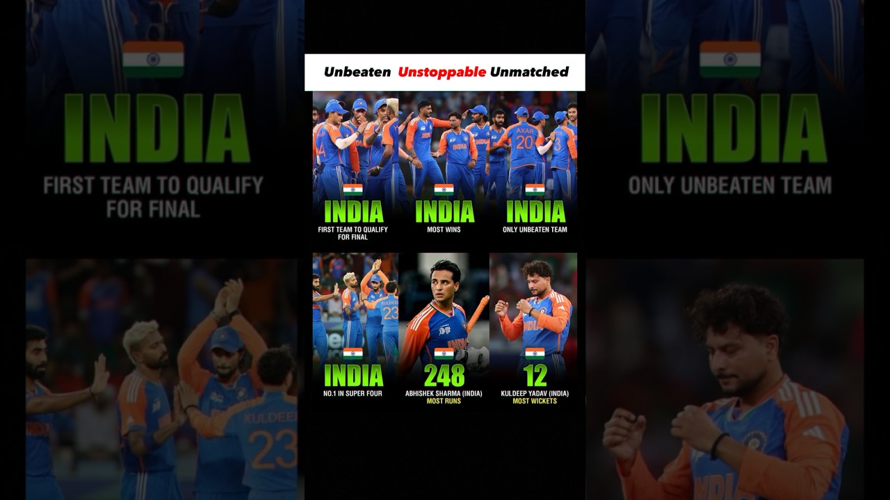 🏆 India UNBEATEN! Final Qualified 🇮🇳🔥