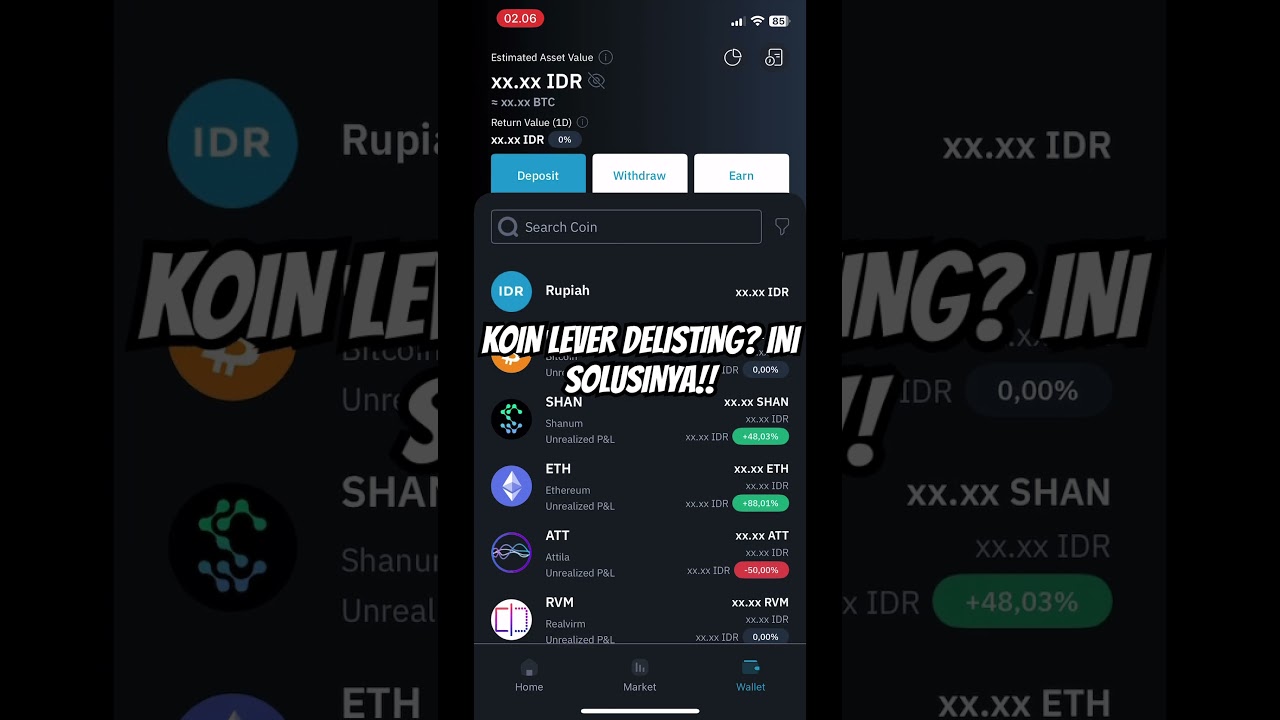 KOIN LEVER DI INDODAX MENGHILANG?! INI SOLUSINYA 
