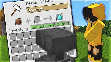 Minecraft Manhunt, But Anvils Are Magic