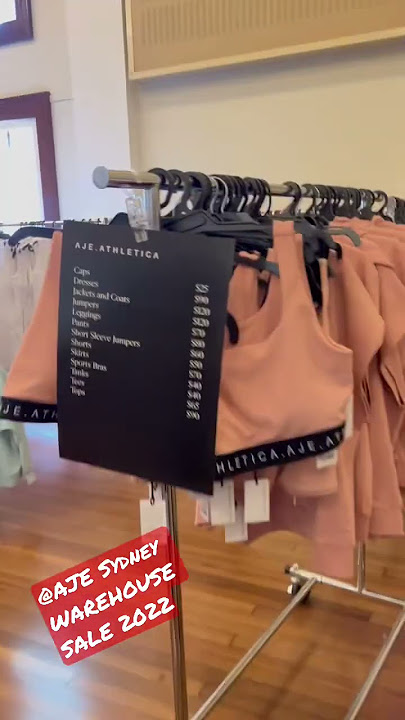 AJE WAREHOUSE SALE IN SYDNEY LOOKS LIKE🤔 #ajedesigner #aje #fashiondesigner #australiandesigner