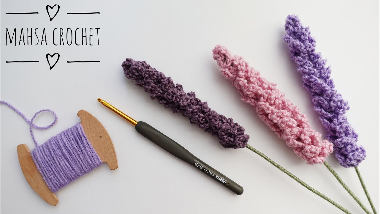 چطوری با قلاب یه دسته گل ببافیم؟ آموزش بافت گل استخدوس | Mahsa Crochet