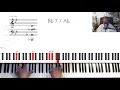 There U Go (by Johnny Gill) - Piano Tutorial