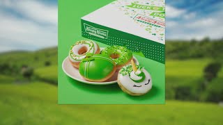 You're in luck! Get a free doughnut at Krispy Kreme for St. Patrick's Day