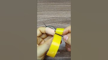 How to find the end of tape using a hairpin #shorts  #diy #hacks #craft #lifehacks