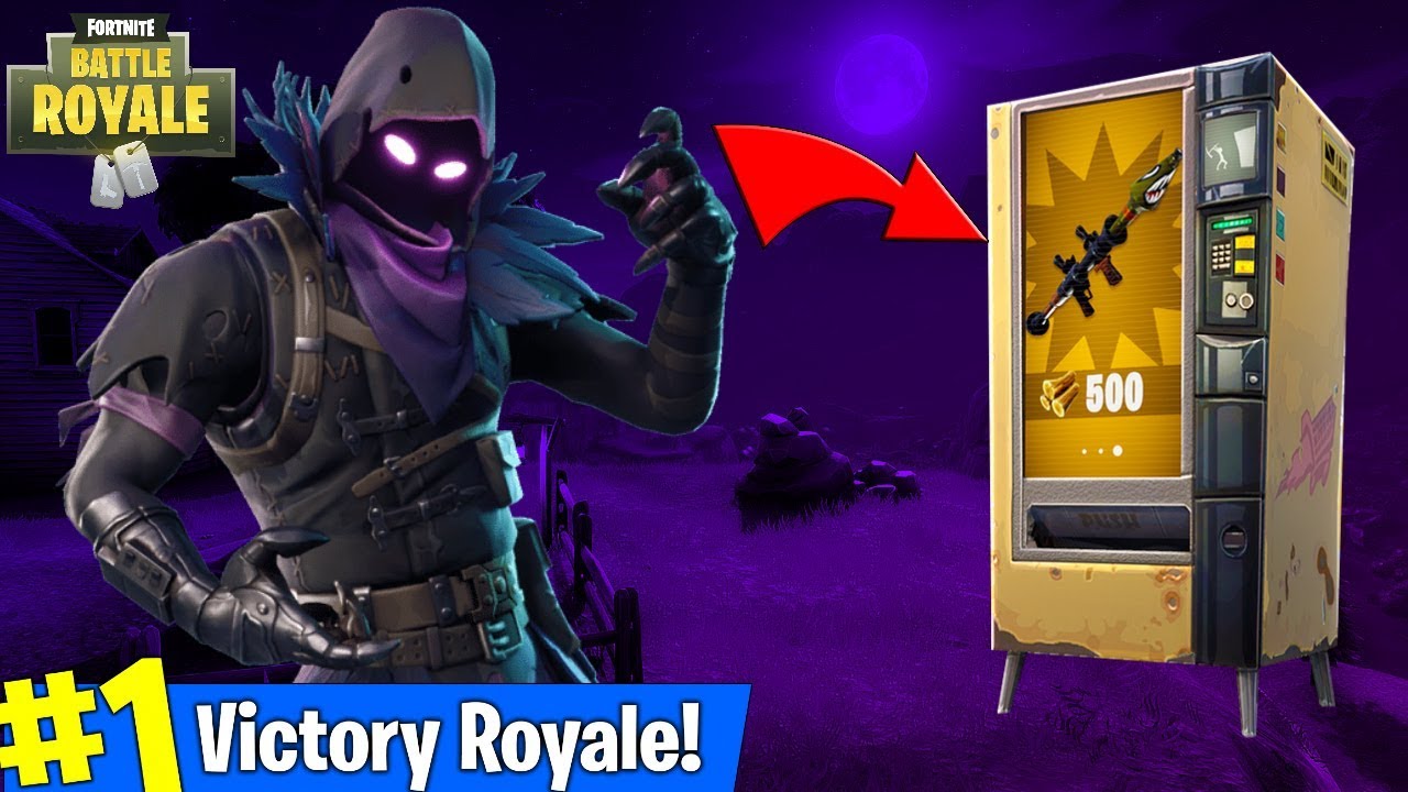 NEW RAVEN SKIN GAMEPLAY + VENDING MACHINE UPDATE! (FORTNITE NEW UPDATE)