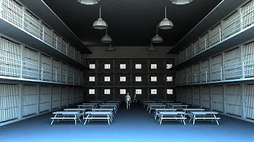 Maya 2014 tutorial : How to model a prison scene