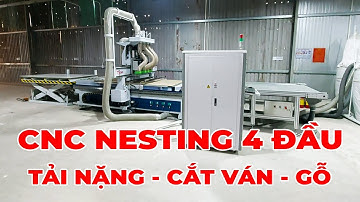 Máy CNC Nesting 4 Đầu SEMAC Hàng Tuyển Luôn Luôn Hot Trong Gia Công Cabinet - Gỗ Tự Nhiên