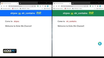PHP | STRPOS  vs  STR CONTAINS