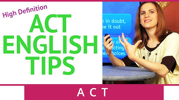 ACT English Tips and Strategies - Brightstorm ACT Prep