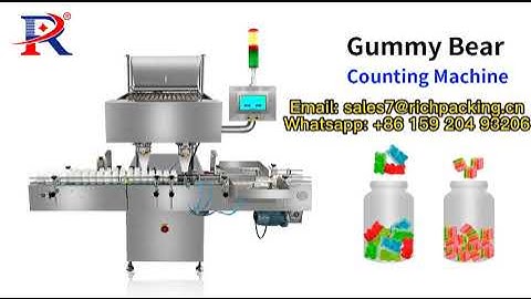 Gummy Counter Jelly Counting Machine Capsule Counting and Bottling Machine Pill Counting Machine