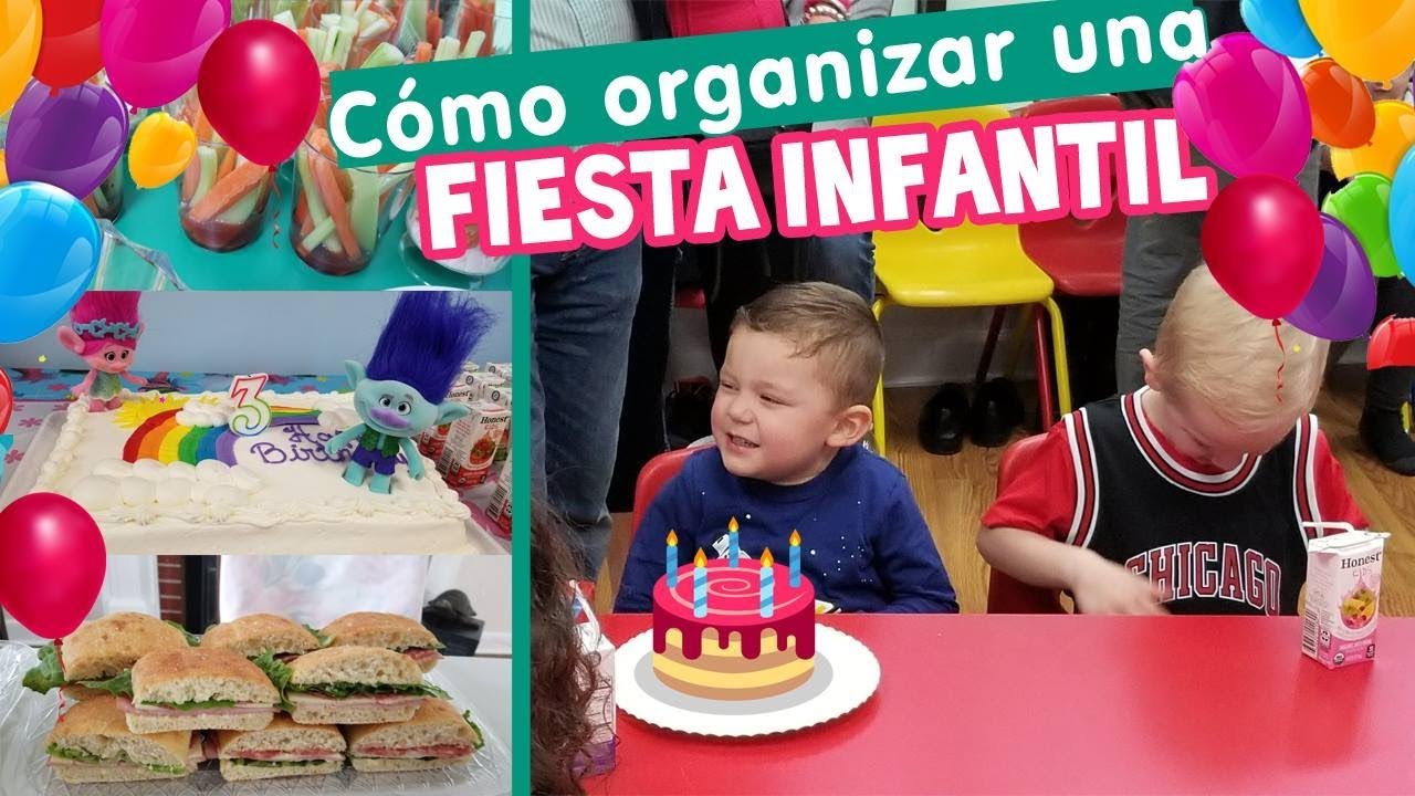 Ideas para organizar un cumpleaños para un niña(o) de 5 años