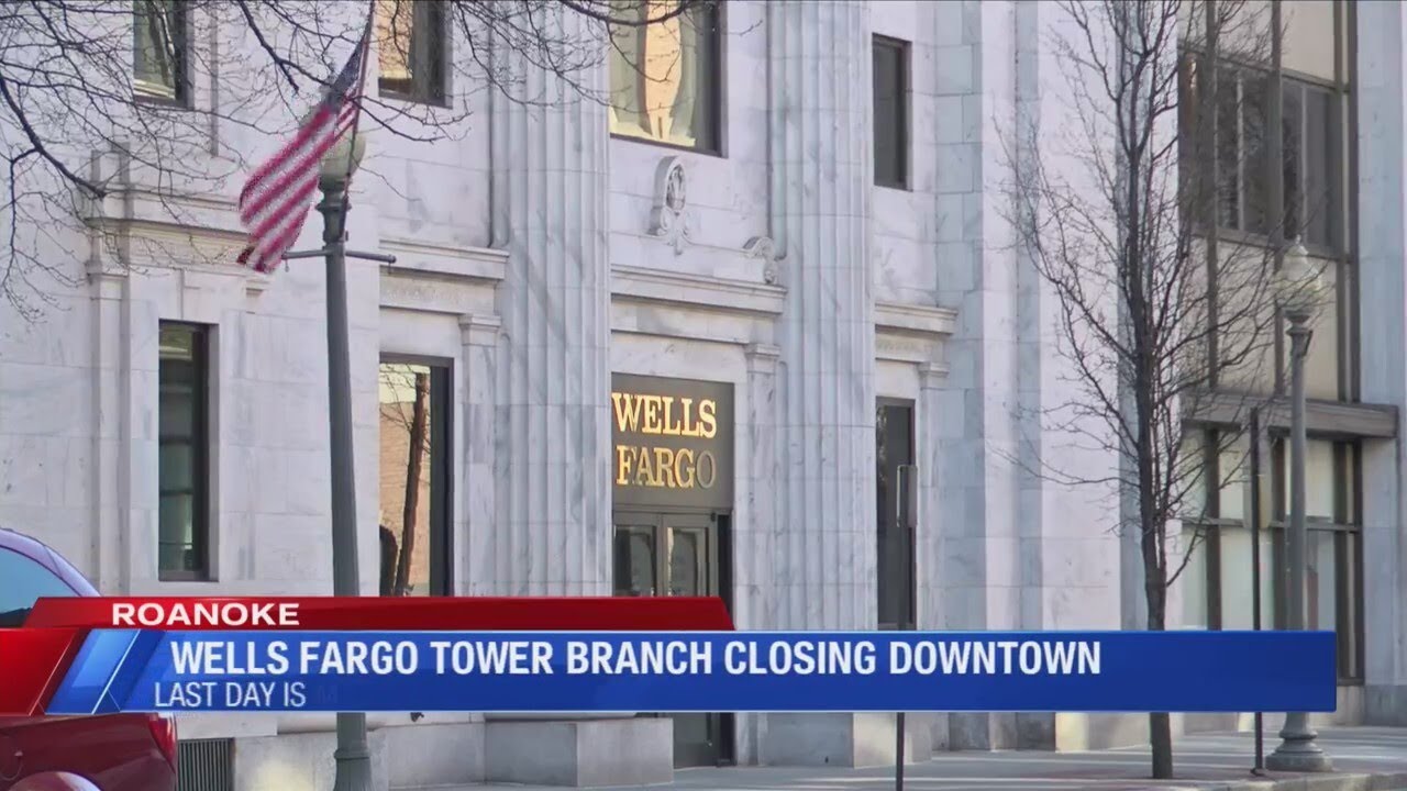 Wells Fargo Tower branch closing downtown - YouTube