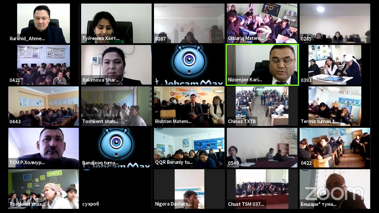 Xalqaro tadqiqotlarga tayyorgarlik ko'rish bo'yicha onlayn vebinar