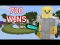 I Got 700 Wins In Cubecraft Eggwars! - Minecraft PS4 Servers!