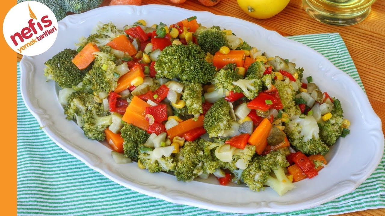 Hem Besleyici Hem Doyurucu  ????ZEYTİNYAĞLI BROKOLİ SALATASI