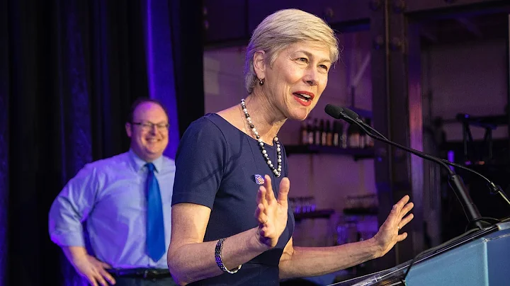 U.S. House nominee Deborah Ross speaks to supporte...