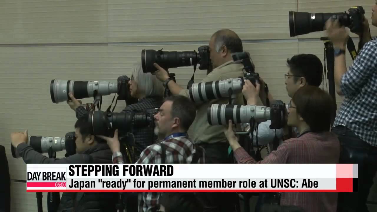 Japan "ready" for permanent member role at UNSC: Abe 

아베 "일본, 안보