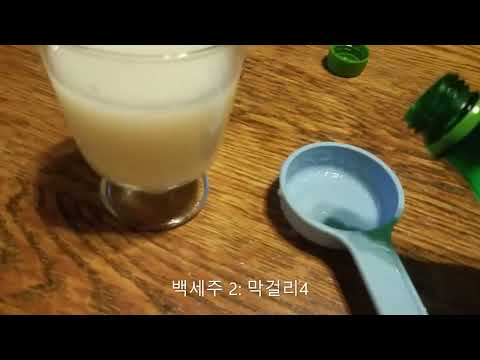 막세주 만들기-백세주1 : 막걸리2