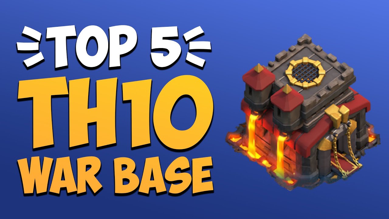 TOP 5 ANTI 3 STAR TH10 WAR BASE WITH LINKS | Town Hall 10 CWL War Base Design | Clash of Clans
