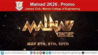 Malnad 2K26 College Fest Promo The Literary Club Malnad College Of Engineering Mce Hassan