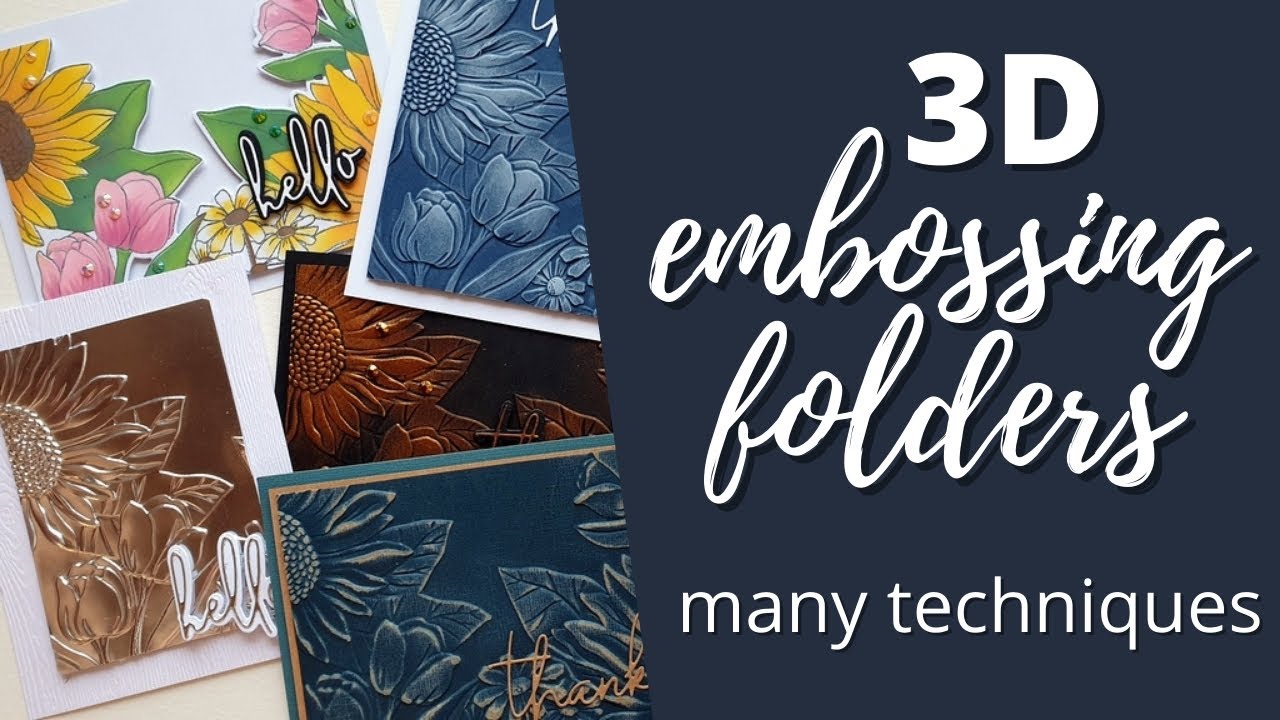 1 embossing folder - many cards | Introducing NEW Altenew kit - YouTube