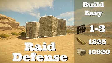 1-3 Man Base Build | Hard Raid | Loot Space | Anti Door Camp