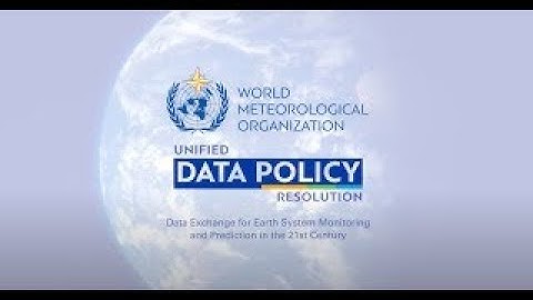 WMO Unified Data Policy Resolution - Arabic- Sept. 21