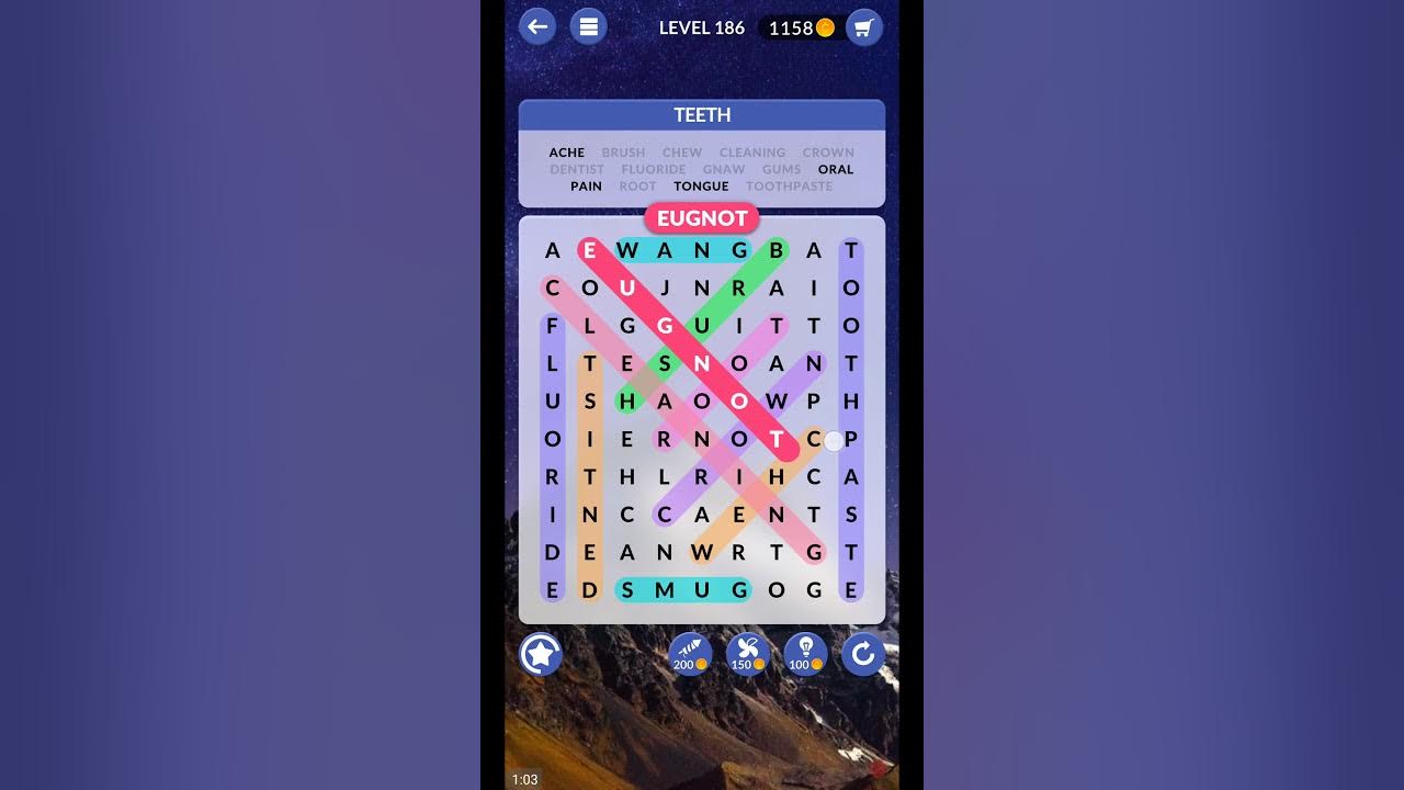 WORDSCAPES SEARCH LEVEL 186 ANSWERS masaya ang mga salita - YouTube