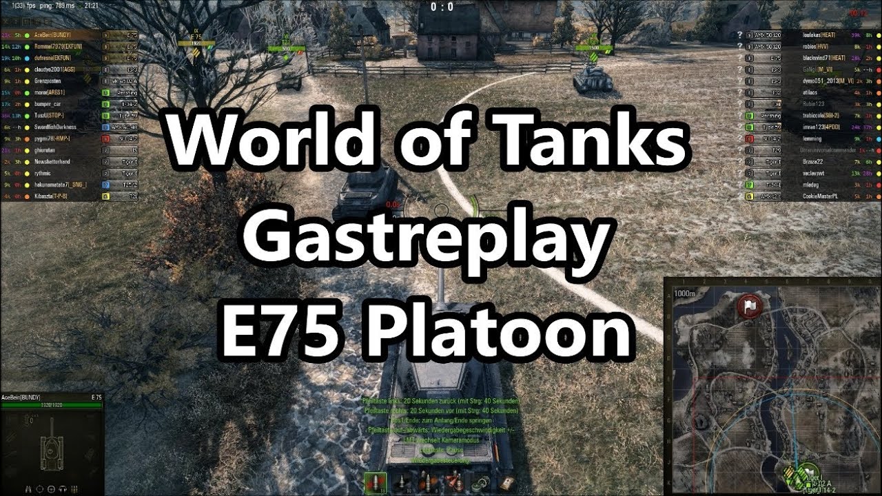 girls like you World of Tanks - Gastreplay Acebein E75 Platoon auf Erlenberg (HD) (Deutsch)