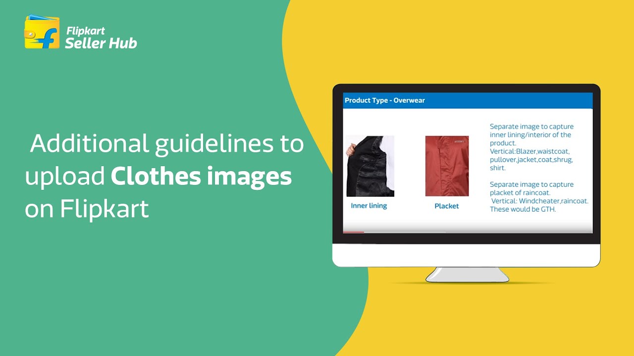 Additional guidelines to upload Clothes images on Flipkart YouTube