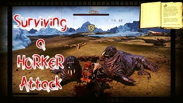 Surviving a HORKER Attack! - Skyrim Books - Animated
