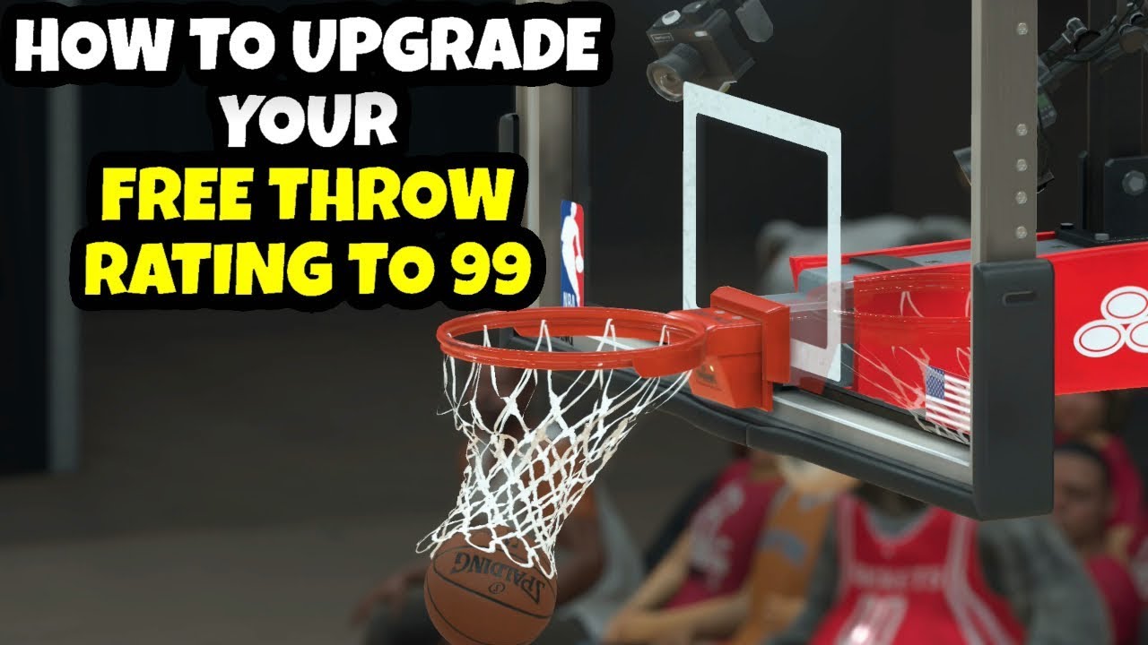 NBA 2K18 HOW TO UPGRADE YOUR FREE THROW RATING TO 99 YouTube