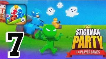 Stickman Party BEST OFFLINE MULTIPLAYER GAME- Gameplay Walkthrough Part 7 (iOS, Android)