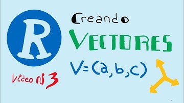 Como Crear VECTORES con R - tutorial #3 | R con Manzanitas