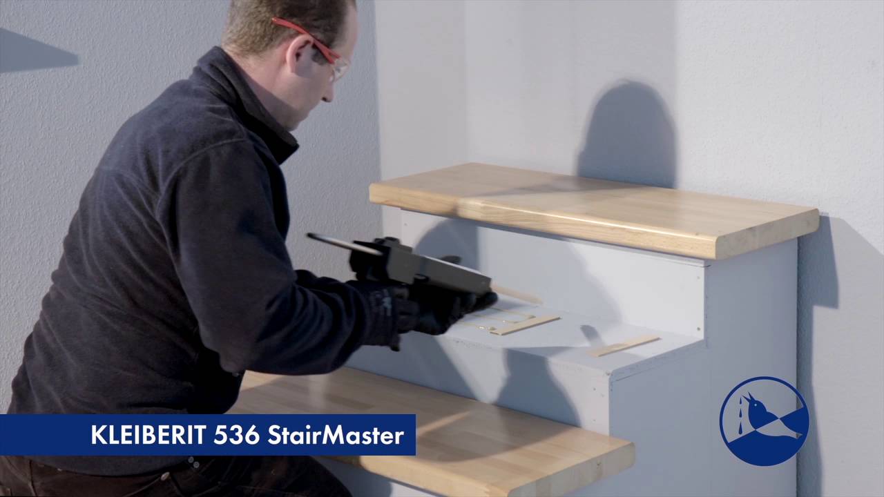 Kleiberit 536 0 Stairmaster Treppenstufen Leimen Youtube
