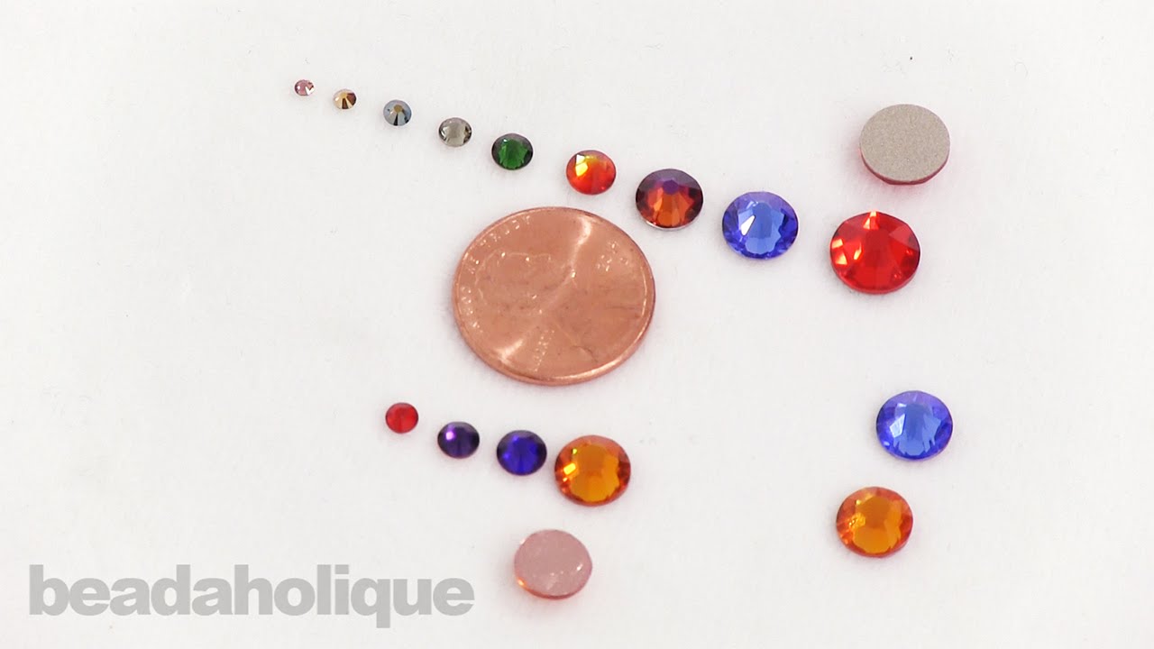 Hotfix Rhinestones Size Chart