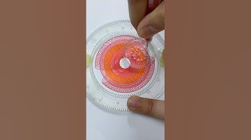 Deeply Satisfying ASMR Spirograph Patterns | Calming Spiral Sounds! #art #shorts #spirograph #asmr