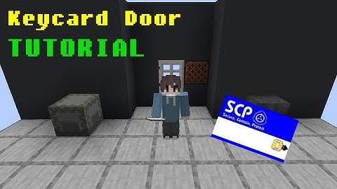 How to make | Working Keycard Doors in Minecraft! (1.16+)