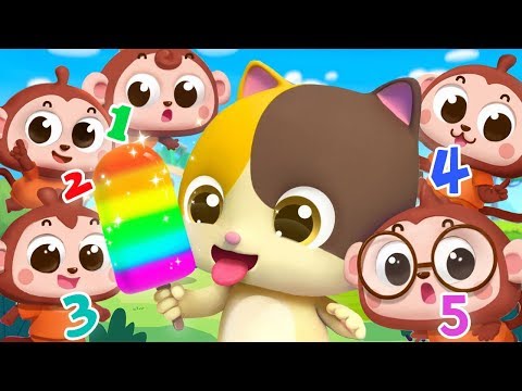 Learn Numbers - Five Little Monkeys | Nursery Rhymes | Kids Songs | for kids | BabyBus