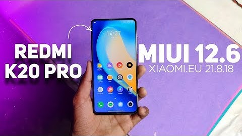 MIUI 12.6 By Xiaomi EU 21.8.18 Beta Update For Redmi K20 Pro | Better than China Beta??