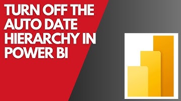 Turn off the Auto Date-Hierarchy in Power BI
