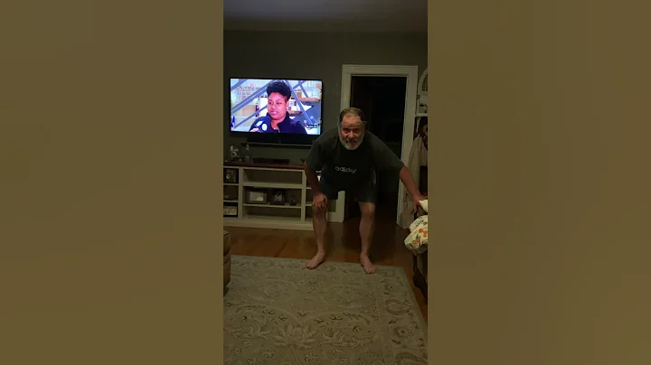 Dad tried a somersault and failed