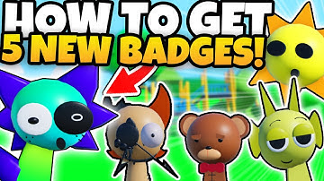 How To Get 5 NEW BADGES Full Guide! | 3D Sprunki RP And Animations Update!