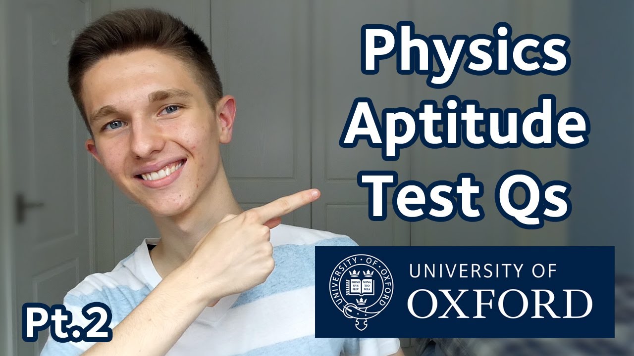 Oxford Physics Aptitude Test Pat