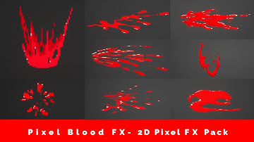 Pixel Blood FX - 2D Animated Unreal Engine Pack