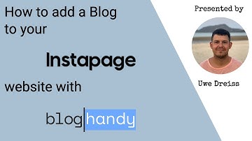 How to add a Blog to your Instapage landing page with BlogHandy