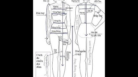 Bài 1.1: Thiết kế rập - Cách đo số đo chuẩn trên cơ thể