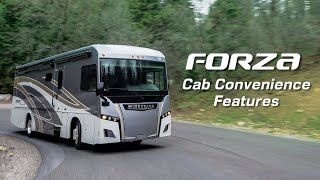 LichtsinnRV.com - Cab Convenience Features in the Winnebago Forza - Class A Diesel Motorhome