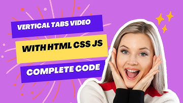 Vertical Tabs Video With HTML, CSS, JS || Complete Code
